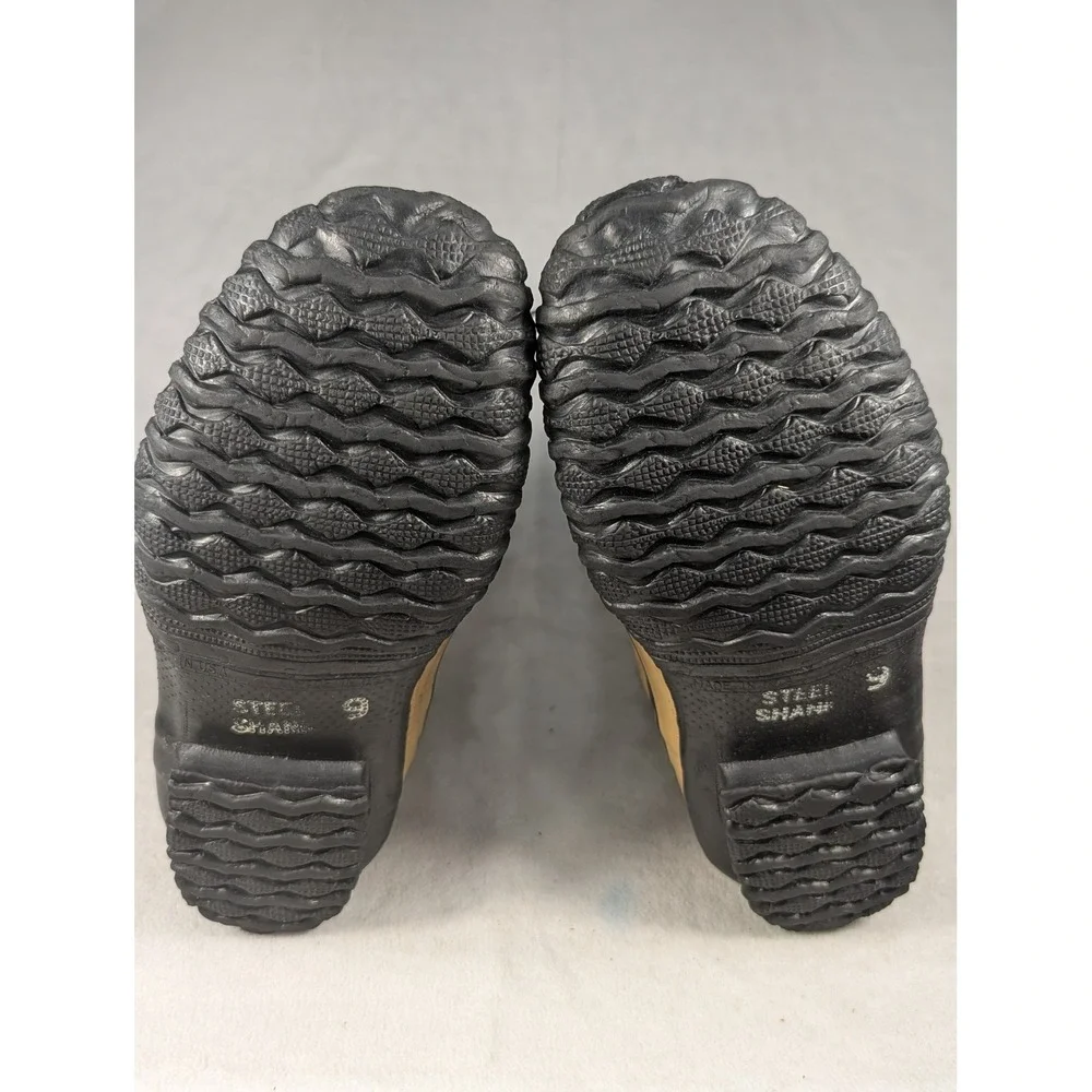 LaCrosse Winnipeg Leather Rubber Steel Shank‎ Insulated Snow Boots Mens Size 9